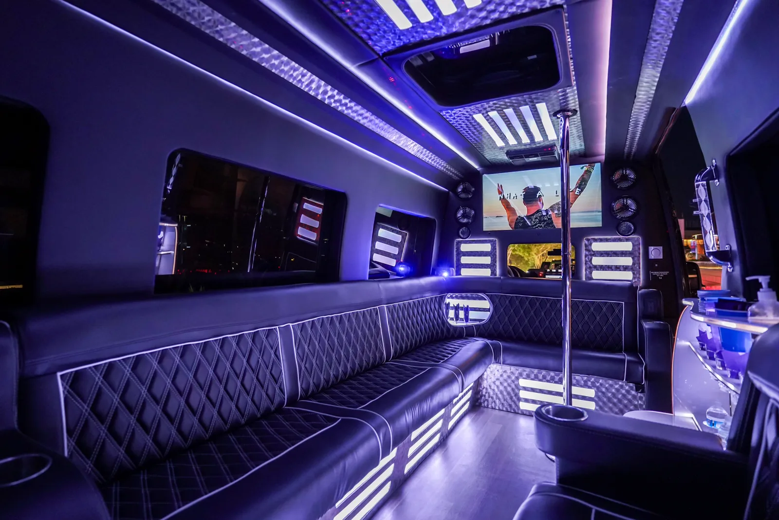 XL Sprinter Limo interior